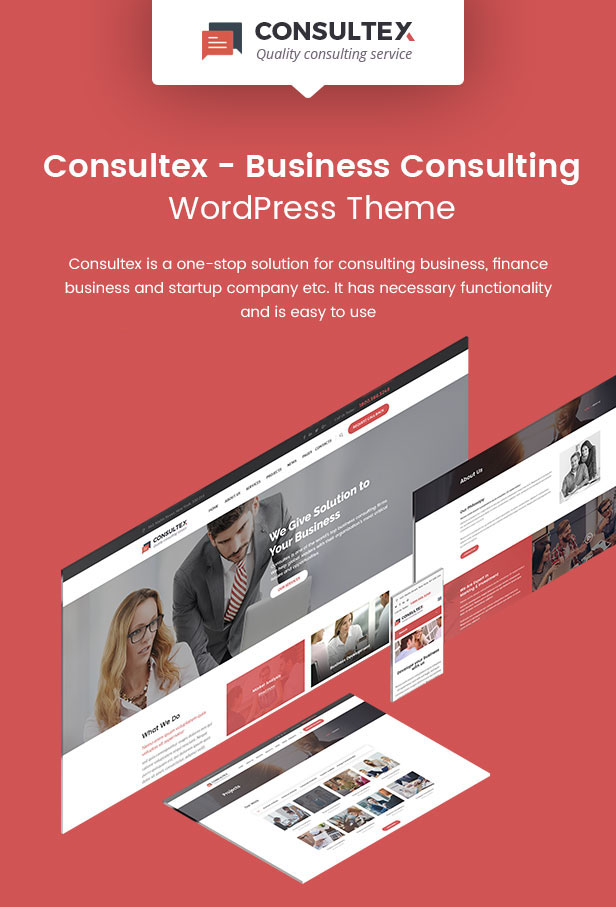 Consultex – Business Consulting WordPress - 1