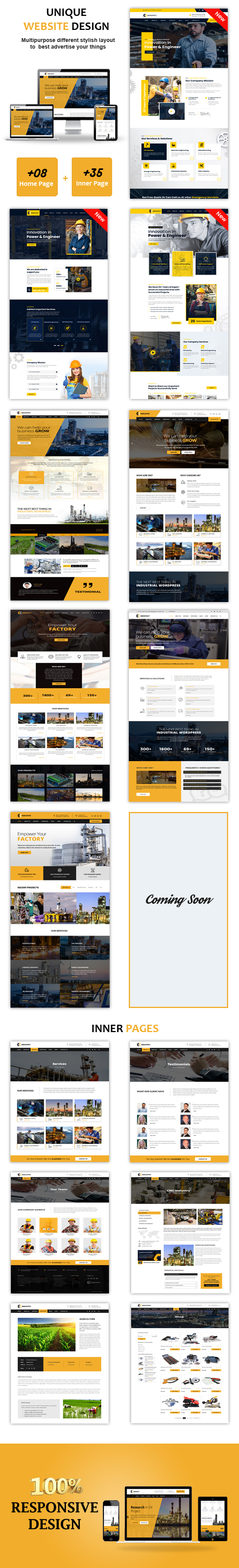 Indofact - Industry and factory WordPress Theme - 2
