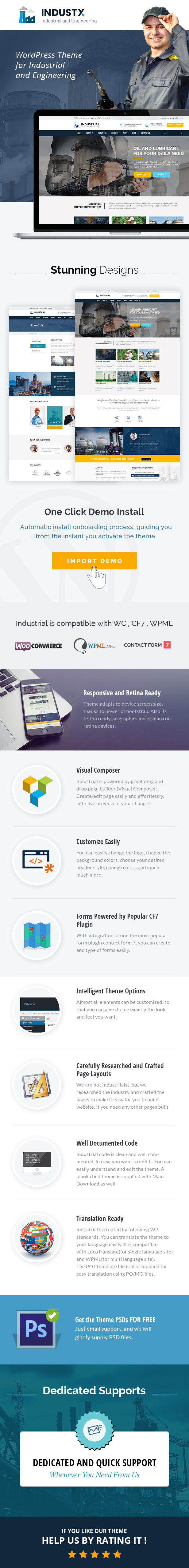 Industx - Industry and Engineering WordPress Theme - 3